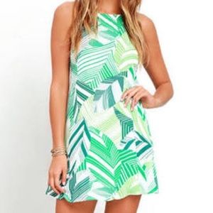 Lulu’s strapless halter dress
